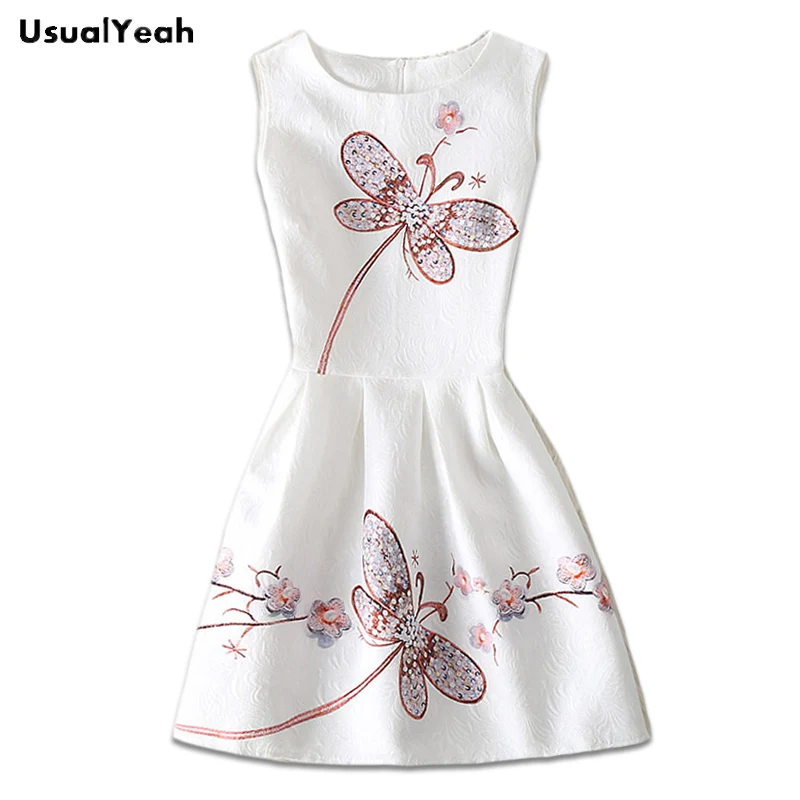UsualYeah Sleeveless Printed Dragonfly Dress Women Vintage Summer Retro Ball Gown Dress Lady Party Vestidos S M L XL
UsualYeah Sleeveless Printed Dragonfly Dress Women Vintage Summer Retro Ball Gown Dress Lady Party Vestidos S M L XL