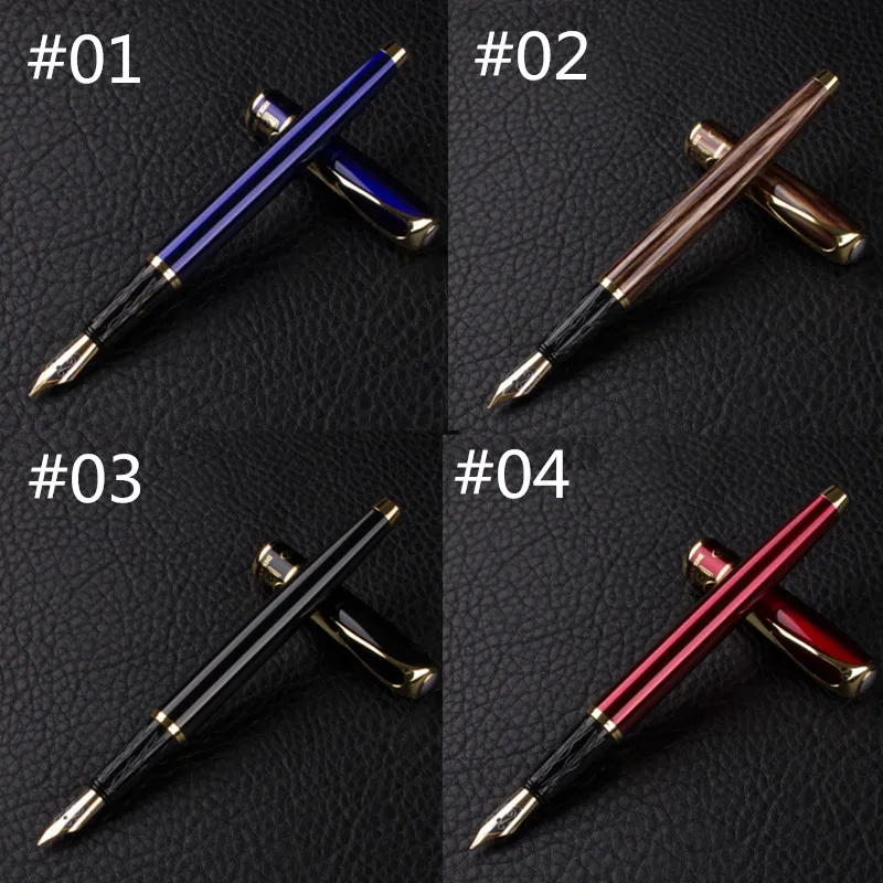 DIKA WEN K1 Stainless Steel 18K Nib Fountain Pen With coffee Trim Stationery school office writing pens wholesale
DIKA WEN K1 Stainless Steel 18K Nib Fountain Pen With coffee Trim Stationery school office writing pens wholesale