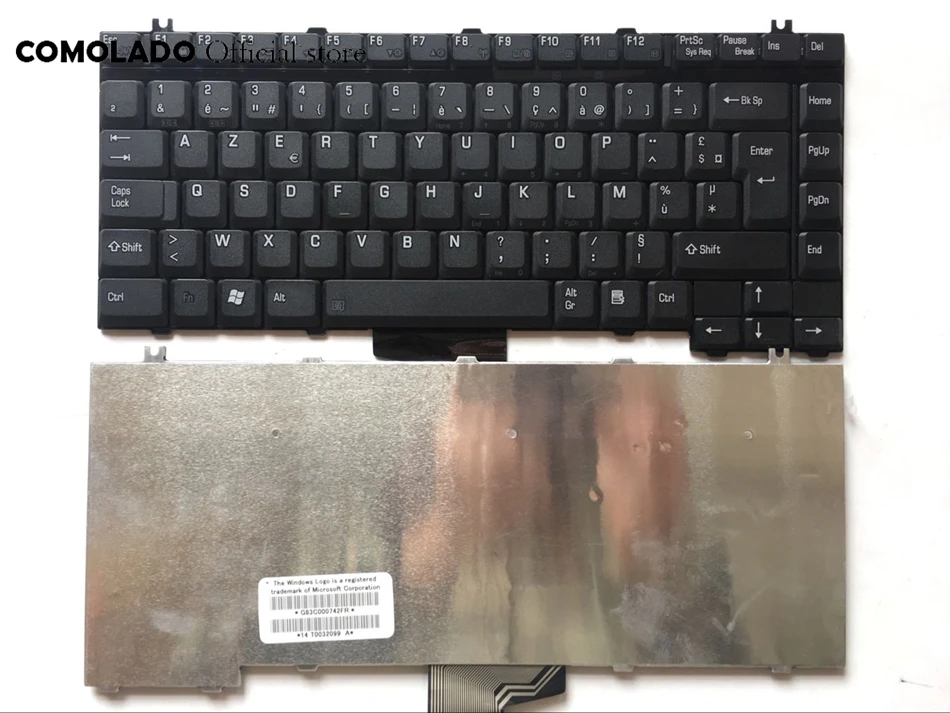 FR French keyboard for Toshiba A10 A15 A25 A35 A40 A45 A50 A60 A65 A70 A75 A85 P35 Tecra A1 A2 A3 A4 A5 A7 Black keyboard FR Lay
FR French keyboard for Toshiba A10 A15 A25 A35 A40 A45 A50 A60 A65 A70 A75 A85 P35 Tecra A1 A2 A3 A4 A5 A7 Black keyboard FR Lay