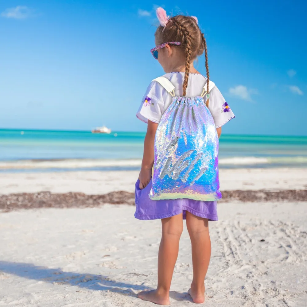 Icosy Creative Drawstring Storage Bag Panelled Reversiable Double Color Sequins Women Double Shoulder Bag Backpack Children
Icosy Creative Drawstring Storage Bag Panelled Reversiable Double Color Sequins Women Double Shoulder Bag Backpack Children