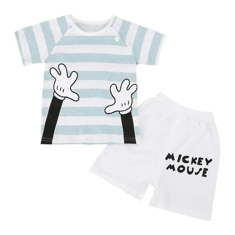 2pcs/set Baby Boys Girls Clothing Sets Kids Clothes Suit Cartoon Stripe Short Sleeve T-shirt O-Neck Kids Tee Child Outfits
2pcs/set Baby Boys Girls Clothing Sets Kids Clothes Suit Cartoon Stripe Short Sleeve T-shirt O-Neck Kids Tee Child Outfits