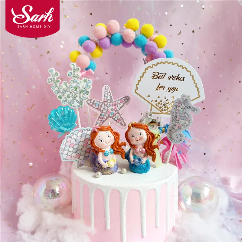 Clearance Price Conch Crown Mermaid Decoration Cake Toppers Children's Day Happy Birthday Party For Valentine Baking Love Gift
Clearance Price Conch Crown Mermaid Decoration Cake Toppers Children's Day Happy Birthday Party For Valentine Baking Love Gift