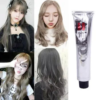 100ml Fashion Hair Cream Natural Permanent Professional DIY Dye Hairs Smoky Grey Coloring Light Gray Flaxen Style well W
100ml Fashion Hair Cream Natural Permanent Professional DIY Dye Hairs Smoky Grey Coloring Light Gray Flaxen Style well W