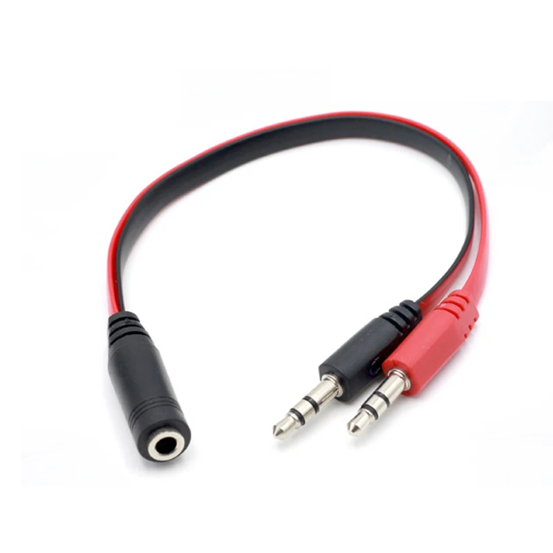 3.5mm 1 Female to 2 male AUX Audio Cable Mic Splitter Cable Earphone Headphone Adapter Cable for Phone pad Mobile MP3 MP4
3.5mm 1 Female to 2 male AUX Audio Cable Mic Splitter Cable Earphone Headphone Adapter Cable for Phone pad Mobile MP3 MP4