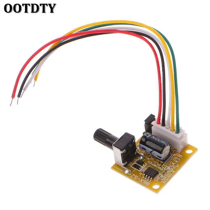 

OOTDTY DC 5V-12V 2A 15W Brushless Motor Speed Controller No Hall BLDC Driver Board