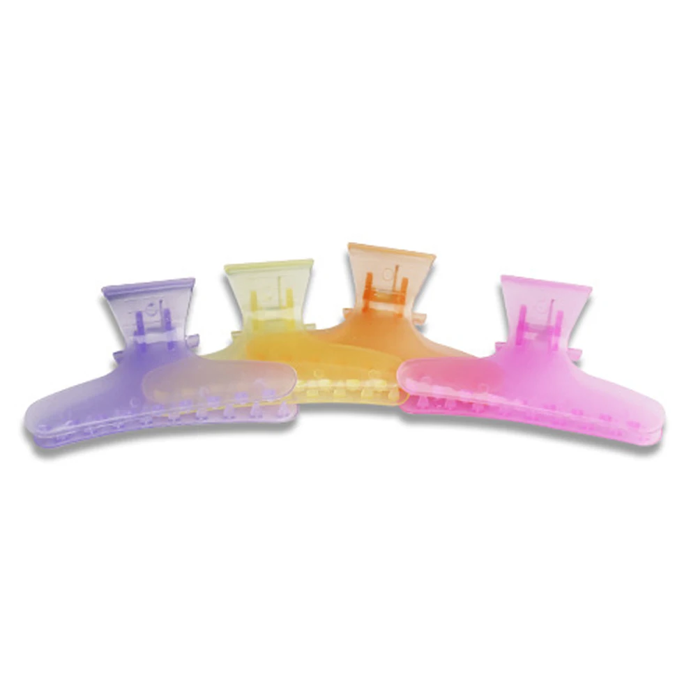 12pcs/Set Plastic Colorful Hairdressing Clip Butterfly Hair Claw Clamps for Professional Salon Or Home Use Random color
12pcs/Set Plastic Colorful Hairdressing Clip Butterfly Hair Claw Clamps for Professional Salon Or Home Use Random color