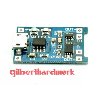 Micro USB 5V 1A Lithium Battery Charger Module Charging Board Protection Dual Functions 1A Li-ion Usb Interface
Micro USB 5V 1A Lithium Battery Charger Module Charging Board Protection Dual Functions 1A Li-ion Usb Interface