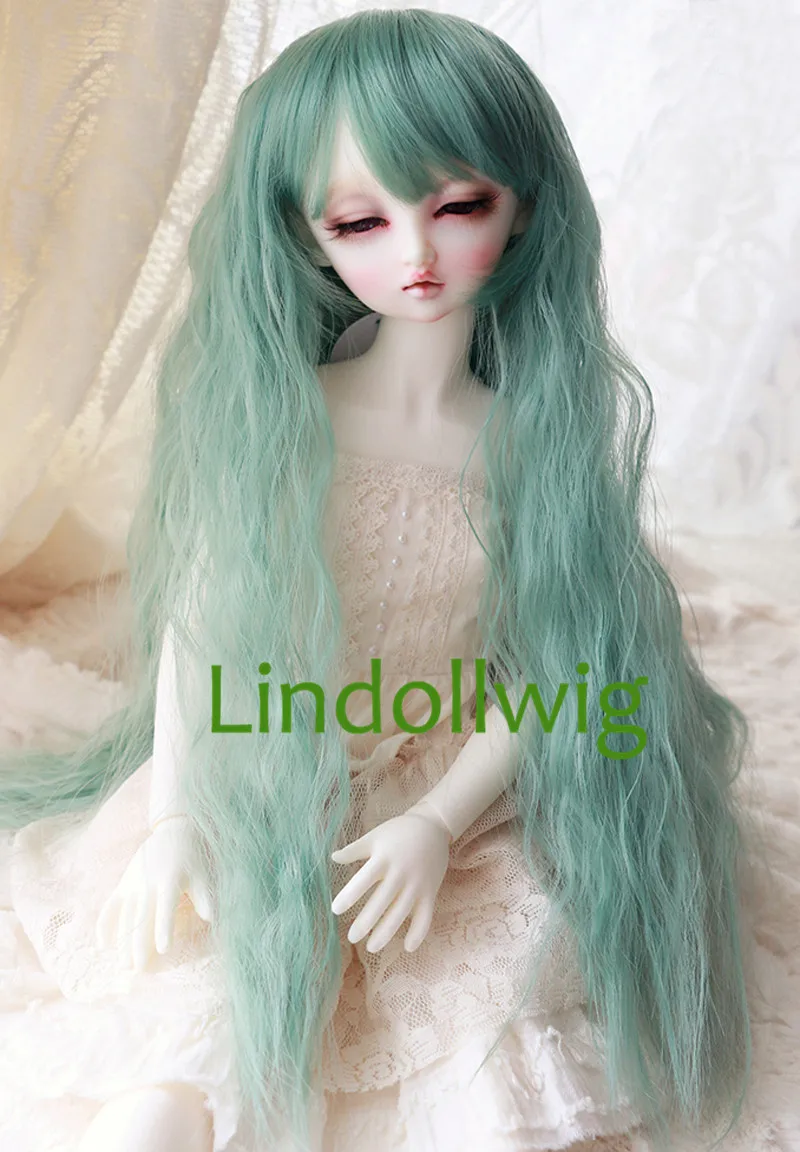 lindollwing 1/3 BJD Wig Pullip Dal DD SD Dollfie Doll Wig High Temperature Hair 8-9 inch Long Green Curly Wig 6319
lindollwing 1/3 BJD Wig Pullip Dal DD SD Dollfie Doll Wig High Temperature Hair 8-9 inch Long Green Curly Wig 6319