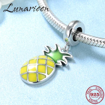 Summer style 925 Silver pineapple Yellow and green Enamel Charm Beads Fit Original Bracelet europeu for Women DIY Jewelry Making
Summer style 925 Silver pineapple Yellow and green Enamel Charm Beads Fit Original Bracelet europeu for Women DIY Jewelry Making