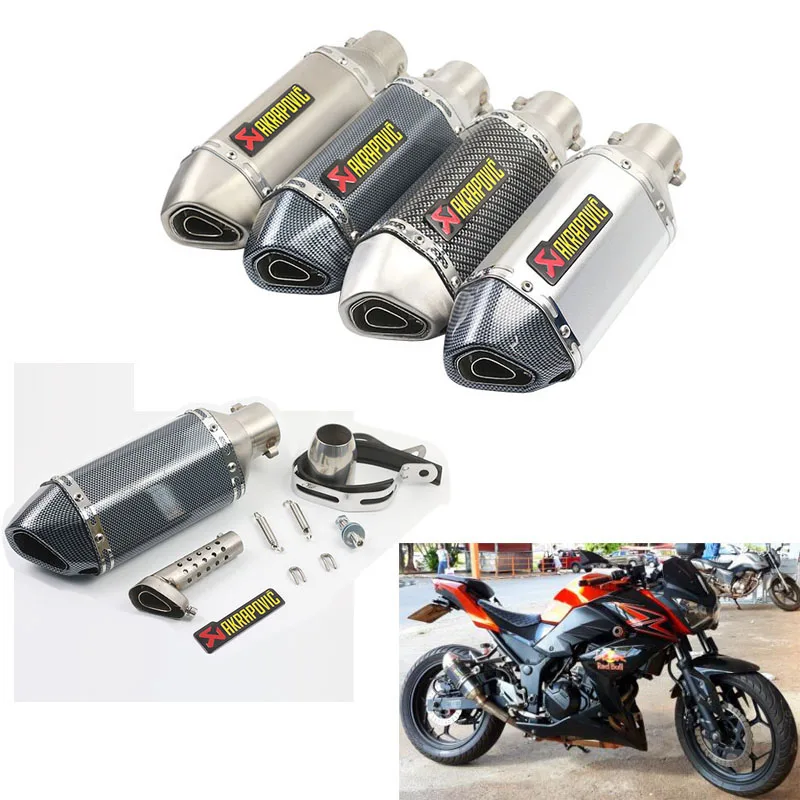 Inlet 51mm Universal Motorcycle Dirt Pit Bike Exhaust Escape Modified Scooter Akrapovic Exhaust Muffle
Inlet 51mm Universal Motorcycle Dirt Pit Bike Exhaust Escape Modified Scooter Akrapovic Exhaust Muffle