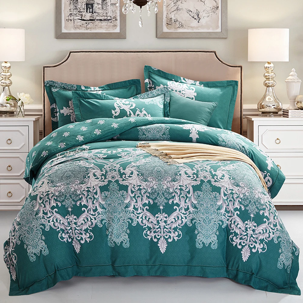 2018 European Bohemian Green Duvet Cover Set Winter Thick Bedding Sets Sanding Cotton Queen King Size Bedlinens Pillowcases
2018 European Bohemian Green Duvet Cover Set Winter Thick Bedding Sets Sanding Cotton Queen King Size Bedlinens Pillowcases