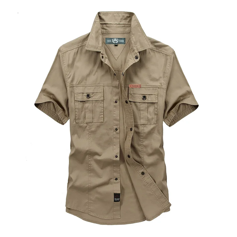Brand clothing shirt men 2016 Short sleeve top quality 100% cotton Plus Size loose men's shirt Summer Style Military 5003
Brand clothing shirt men 2016 Short sleeve top quality 100% cotton Plus Size loose men's shirt Summer Style Military 5003
