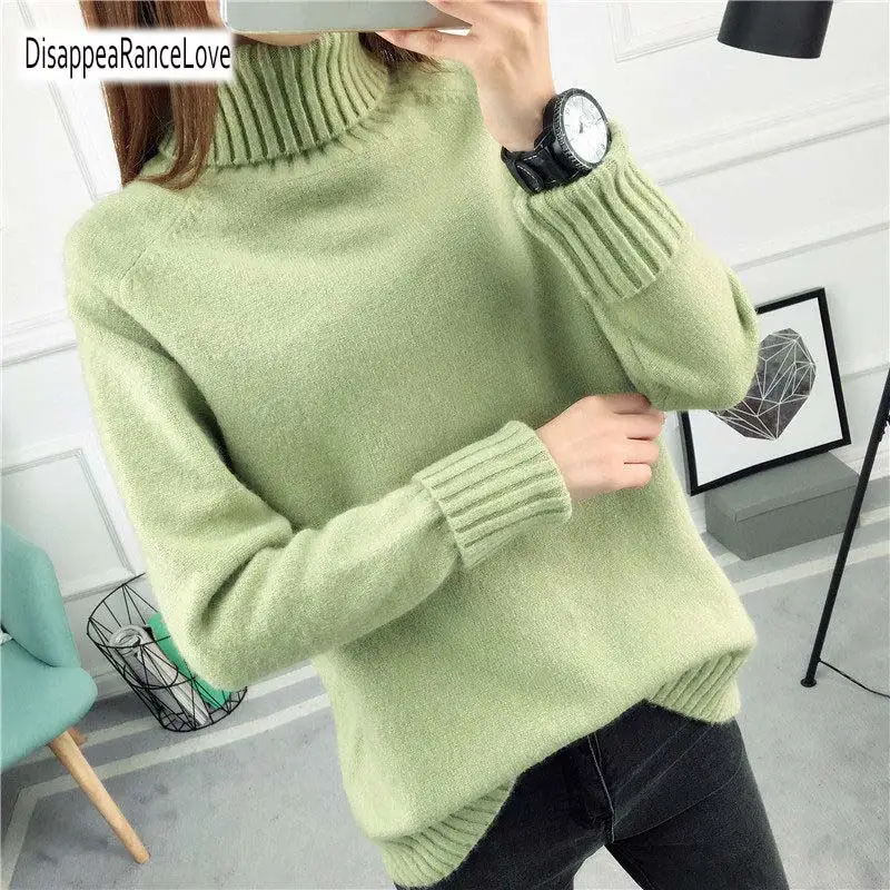 2019 New Autumn winter Women Knitted Sweaters Pullovers Turtleneck Long Sleeve Solid Color Slim Elastic Short Sweater Women
2019 New Autumn winter Women Knitted Sweaters Pullovers Turtleneck Long Sleeve Solid Color Slim Elastic Short Sweater Women