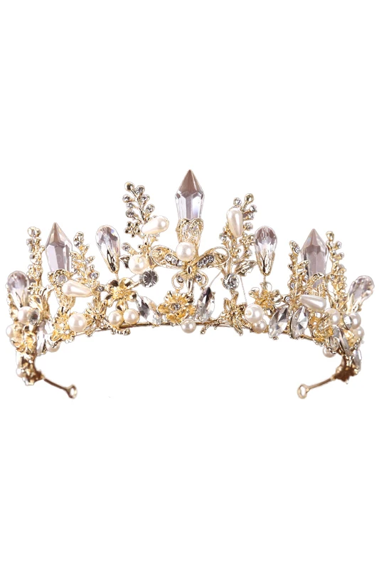 Gold Bendable Bridal Headband Headpiece Flower Hair Vine with Crystal Girl Women Golden Crown Wedding, Decoration, Anniversary
Gold Bendable Bridal Headband Headpiece Flower Hair Vine with Crystal Girl Women Golden Crown Wedding, Decoration, Anniversary