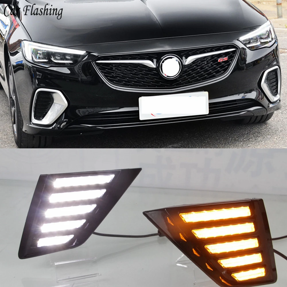 Car Flashing 2PCS Flowing Turn Yellow Signal Function 12V Car DRL Lamp LED Daytime Running Light For Opel Insignia GS 2017 2018
Car Flashing 2PCS Flowing Turn Yellow Signal Function 12V Car DRL Lamp LED Daytime Running Light For Opel Insignia GS 2017 2018