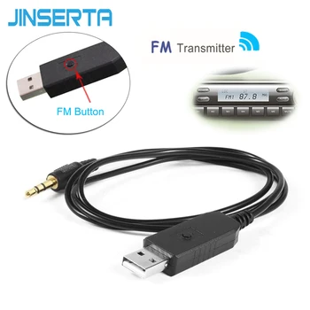 JINSERTA Universal Car Stereo Audio FM Transmitter 5V USB 3.5mm Wireless Transmitter For TV PC DVD
JINSERTA Universal Car Stereo Audio FM Transmitter 5V USB 3.5mm Wireless Transmitter For TV PC DVD