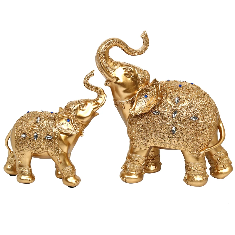 Europe Resin Thai Mother and Son Elephant Ornaments Crafts Home Office Decor Creative Elephant Miniature Figurines Wedding Gifts 
Europe Resin Thai Mother and Son Elephant Ornaments Crafts Home Office Decor Creative Elephant Miniature Figurines Wedding Gifts
