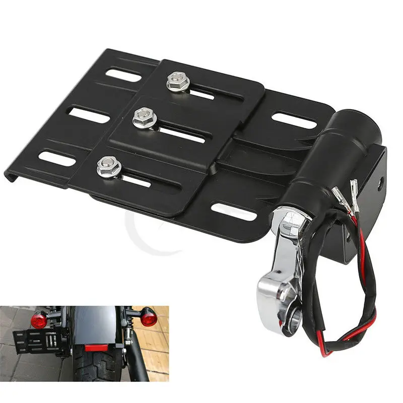 Motorcycle LED Light Side License Plate Mount For Harley Forty Eight Sportster XL 1200 883
Motorcycle LED Light Side License Plate Mount For Harley Forty Eight Sportster XL 1200 883