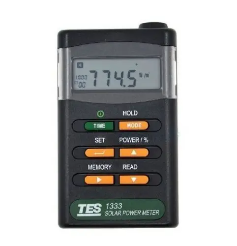 FREE SHIPPING TES-1333 Solar Power Meter Digital Radiation Detector Solar Cell Energy Tester
FREE SHIPPING TES-1333 Solar Power Meter Digital Radiation Detector Solar Cell Energy Tester