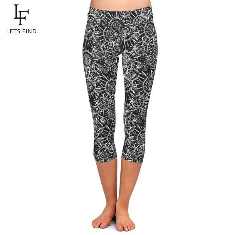 LETSFIND Summer Capris Pants Women Fashion Milk Silk Printing Capri Leggings Slim High Waist Stretch Fitness Leggings
LETSFIND Summer Capris Pants Women Fashion Milk Silk Printing Capri Leggings Slim High Waist Stretch Fitness Leggings