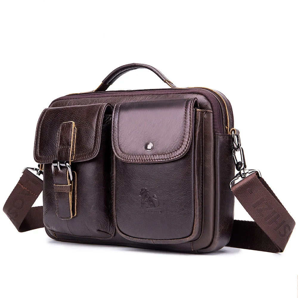 Fashion Vintage Genuine Leather Men Shoulder Bag Male Handbags Patchwork Messenger Bags Male Business Crossbody Bag Handtasche
Fashion Vintage Genuine Leather Men Shoulder Bag Male Handbags Patchwork Messenger Bags Male Business Crossbody Bag Handtasche