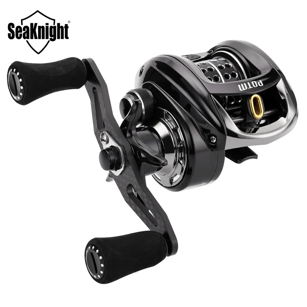 SeaKnight Casting Fishing Reel POTM 11+1BB 7.6:1 High Speed Ratio Max 5kg C60 Carbon Fiber Body Baitcasting Reel Fishing Wheels
SeaKnight Casting Fishing Reel POTM 11+1BB 7.6:1 High Speed Ratio Max 5kg C60 Carbon Fiber Body Baitcasting Reel Fishing Wheels