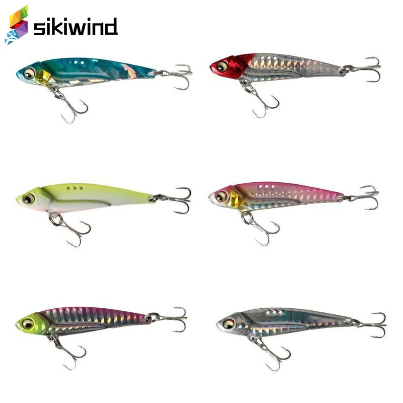 Metal VIB Fishing Lures Spoon Lures Spinner Sequins 3D Eyes Artificial Hard Baits Crankbait with Treble Hook Fish Tackle Z60
Metal VIB Fishing Lures Spoon Lures Spinner Sequins 3D Eyes Artificial Hard Baits Crankbait with Treble Hook Fish Tackle Z60
