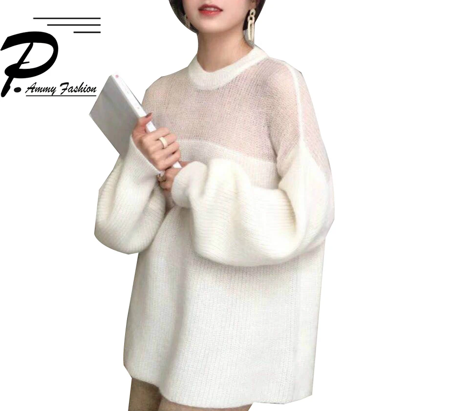 2018 New Autumn stitching round neck sweater Wonen Fashion mohair Batwing sleeves loose temperament knitting Cotton sweater
2018 New Autumn stitching round neck sweater Wonen Fashion mohair Batwing sleeves loose temperament knitting Cotton sweater