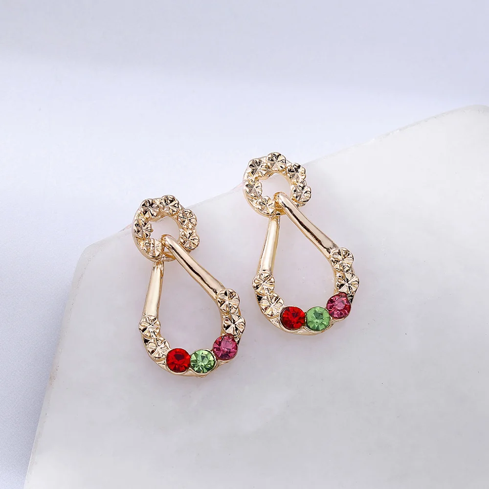 QGGLE Drop Earrings Colorful Rhinestone Geometric Shape Women Fashion Jewelry Women
QGGLE Drop Earrings Colorful Rhinestone Geometric Shape Women Fashion Jewelry Women