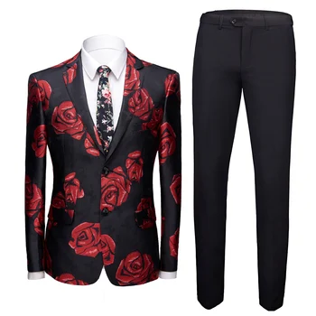 Blazer pantsuit/fashionable man casual boutique floral print suit jacket jacket trousers two-piece suit/ men wedding suits
Blazer pantsuit/fashionable man casual boutique floral print suit jacket jacket trousers two-piece suit/ men wedding suits