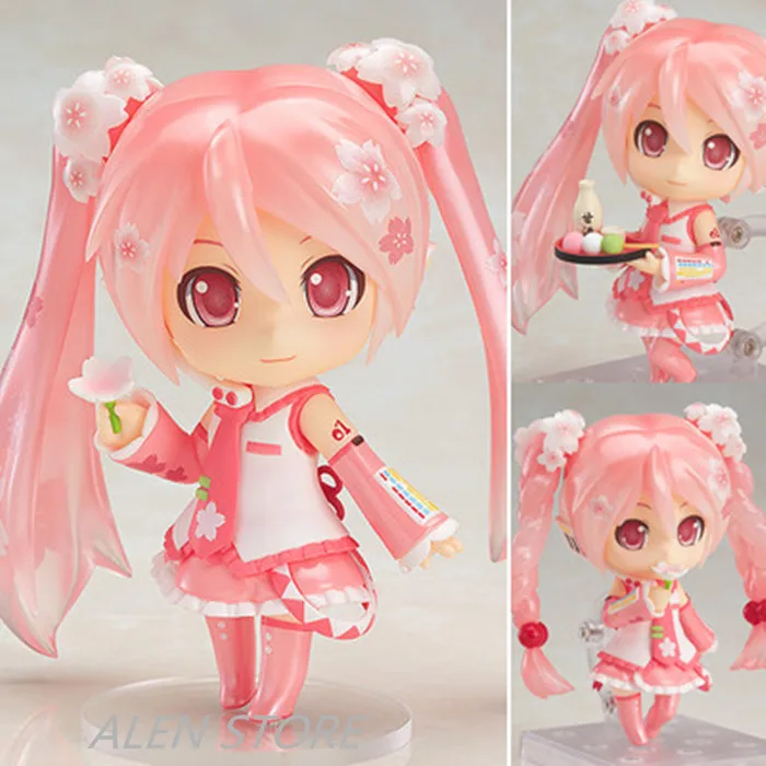 Free Shipping Cute 4" Nendoroid Vocaloid Hatsune Miku Sakura Miku Boxed 10cm PVC Action Figure Set Collection Model Toy #500
Free Shipping Cute 4" Nendoroid Vocaloid Hatsune Miku Sakura Miku Boxed 10cm PVC Action Figure Set Collection Model Toy #500