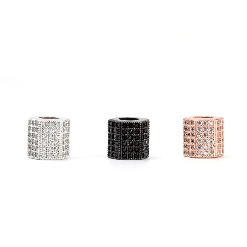 High Quality Micro Pave CZ Cubic Zirconia Rhinestone Column Beads Charms For Making Bracelet Necklace Jewelry
High Quality Micro Pave CZ Cubic Zirconia Rhinestone Column Beads Charms For Making Bracelet Necklace Jewelry