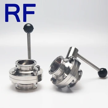 RF 1 pc 1", 1.5" Pull Handle Butterfly Valve SS304 Sanitary Stainless Steel Food Grade Tri Clamp Ferrule
RF 1 pc 1", 1.5" Pull Handle Butterfly Valve SS304 Sanitary Stainless Steel Food Grade Tri Clamp Ferrule