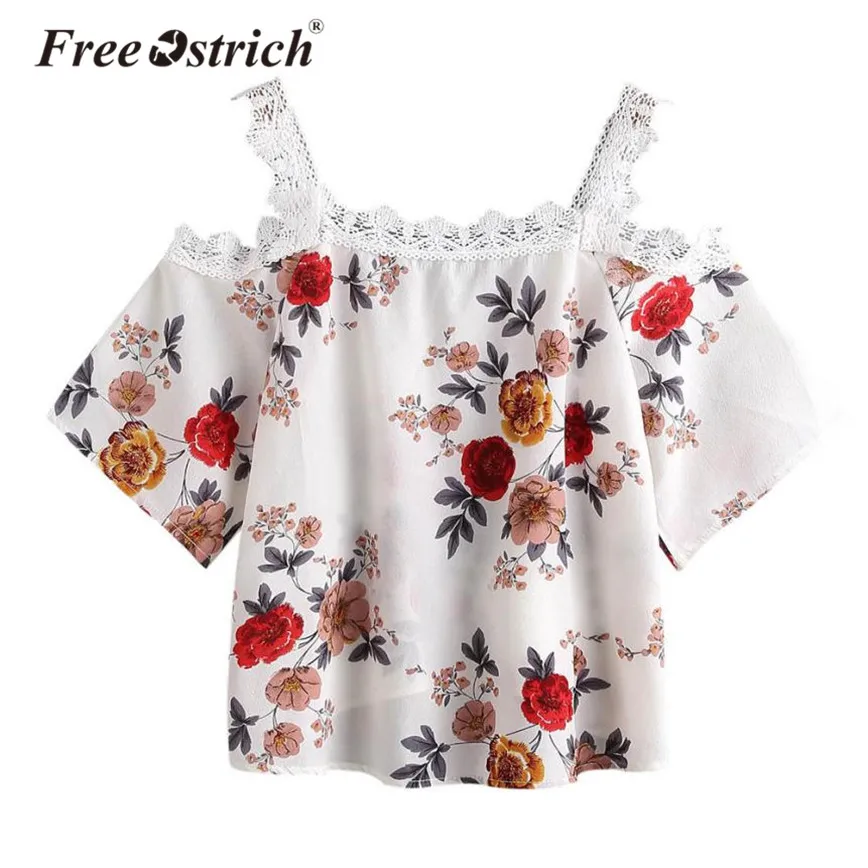 Free Ostrich Summer Chiffon Blouse Women Spaghetti Strap Lace Floral Print Short Sleeve Casual Women Tops Blusas Mujer N30
Free Ostrich Summer Chiffon Blouse Women Spaghetti Strap Lace Floral Print Short Sleeve Casual Women Tops Blusas Mujer N30