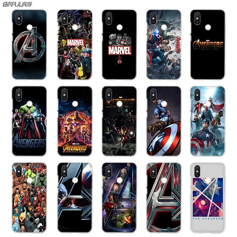BinFul phone case Transparent Hard cover for Xiaomi mi Redmi Note 7 5 4 3 4X 5A 6 Pro 64g S2 Plus The Marvel Avengers
BinFul phone case Transparent Hard cover for Xiaomi mi Redmi Note 7 5 4 3 4X 5A 6 Pro 64g S2 Plus The Marvel Avengers