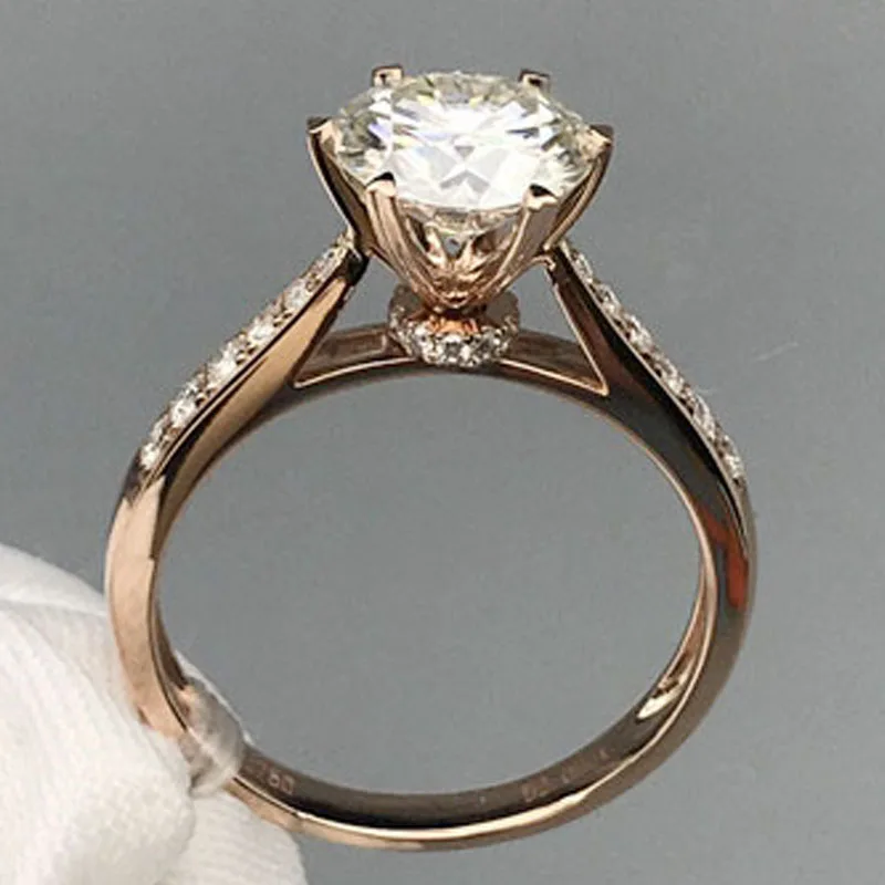 New 2 Carat 18K Rose Gold 2 Ct Moissanite Diamond Ring Rotate For Women Wedding Party Engagement Anniversary Ring 2 Carat 8.5mm
New 2 Carat 18K Rose Gold 2 Ct Moissanite Diamond Ring Rotate For Women Wedding Party Engagement Anniversary Ring 2 Carat 8.5mm