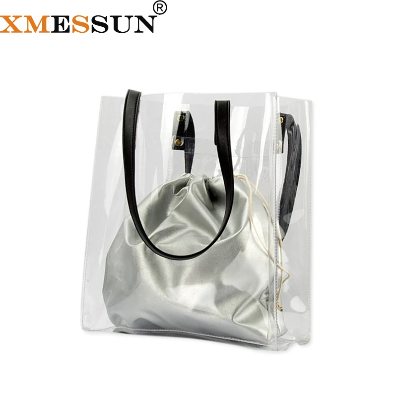XMESSUN 2019 Women Clear Jelly Composite handbags Transparent Handbags Fashion Beach Bags Summer Shoulder Candy Travel Bag H311
XMESSUN 2019 Women Clear Jelly Composite handbags Transparent Handbags Fashion Beach Bags Summer Shoulder Candy Travel Bag H311