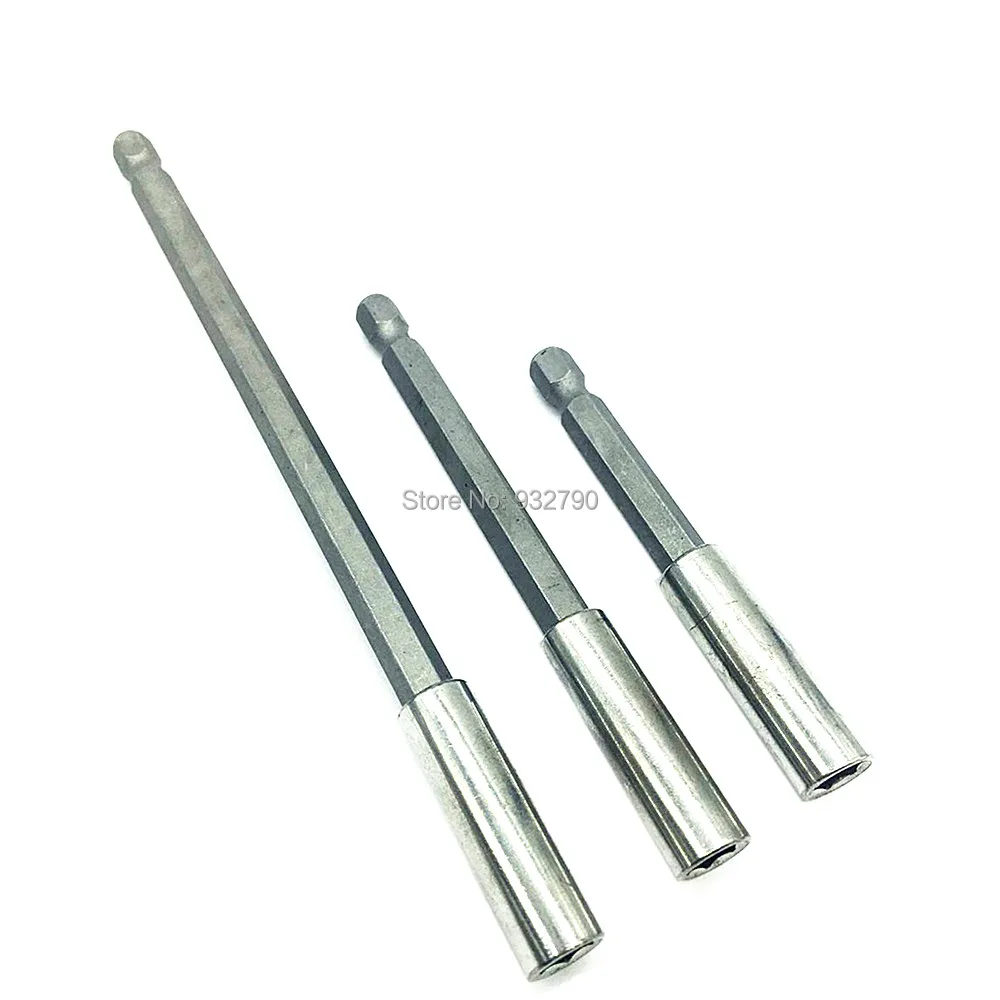 3pc Quick Release Magnetic Screwdriver Extension Bars Bit Holder Tool Bit Holder Extensions 3" 4" 6" Quick Change 1/4" Hex Shank
3pc Quick Release Magnetic Screwdriver Extension Bars Bit Holder Tool Bit Holder Extensions 3" 4" 6" Quick Change 1/4" Hex Shank