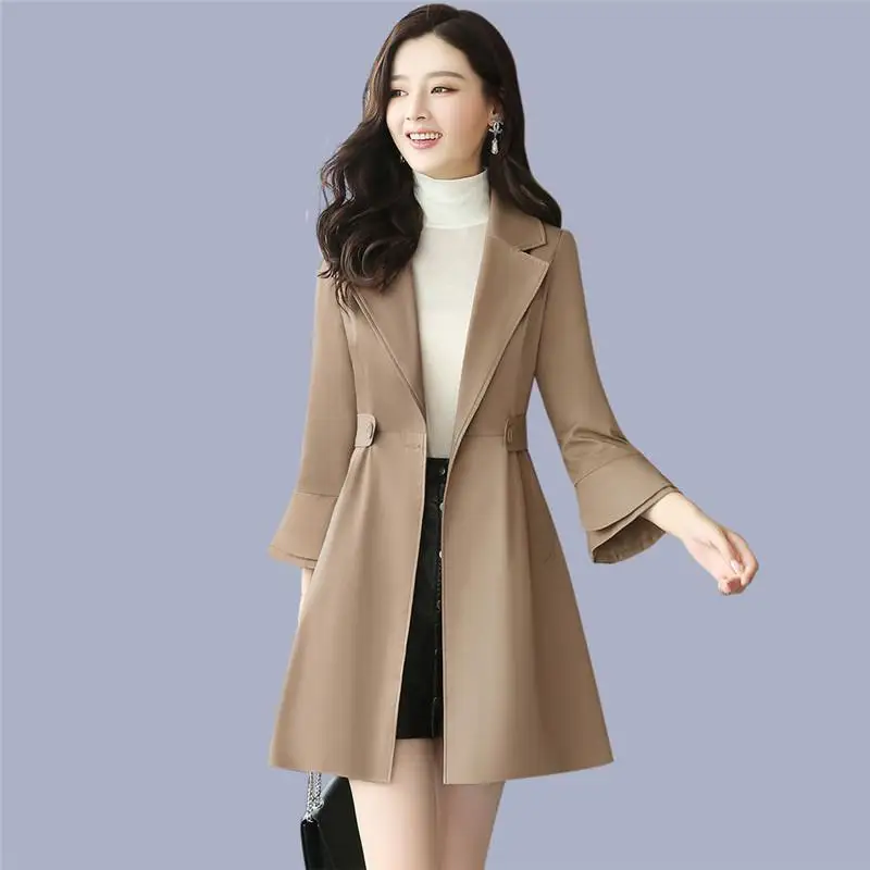 Women 2019 Spring Autumn Fashion Casual Slim Thin Trench Female Chic Solid Color A-Line Trench Coat Ladies Belt Windbreaker A31
Women 2019 Spring Autumn Fashion Casual Slim Thin Trench Female Chic Solid Color A-Line Trench Coat Ladies Belt Windbreaker A31