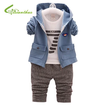 New Fashion Children Boys Clothing Sets Spring Autumn 3 Piece Suit Hooded Coat Clothes Baby Cotton Brand Tracksuits 4 Color
New Fashion Children Boys Clothing Sets Spring Autumn 3 Piece Suit Hooded Coat Clothes Baby Cotton Brand Tracksuits 4 Color