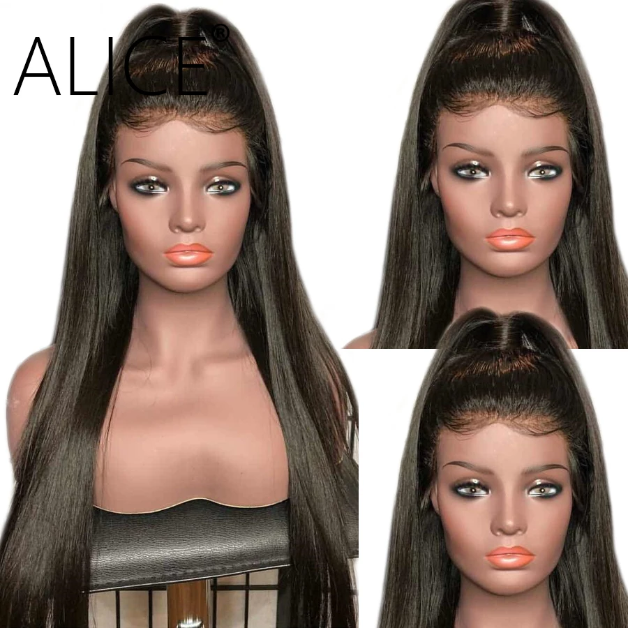 ALICE Straight Lace Front Wig With Baby Hair 130% Pre Plucked Lace Front Human Hair Wigs For Women Brazilian Remy Glueless Wigs
ALICE Straight Lace Front Wig With Baby Hair 130% Pre Plucked Lace Front Human Hair Wigs For Women Brazilian Remy Glueless Wigs