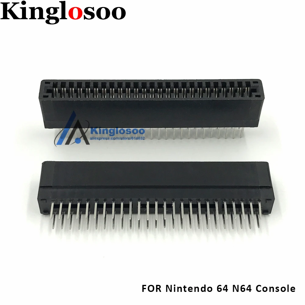 50 Pin Cartridge Connector Slot Replacement part for Nintendo 64 N64 console repair
50 Pin Cartridge Connector Slot Replacement part for Nintendo 64 N64 console repair