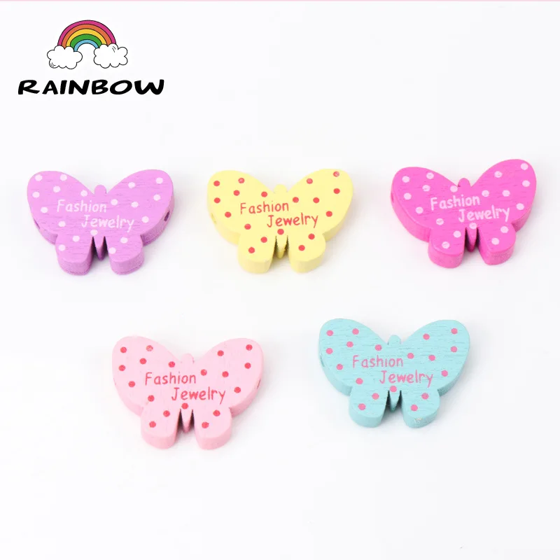 Mixed Colours Butterfly Shape Dot Letter Pattern Wooden Material Spacer Beads For Jewelry Making DIY 25x18mm 20pcs
Mixed Colours Butterfly Shape Dot Letter Pattern Wooden Material Spacer Beads For Jewelry Making DIY 25x18mm 20pcs