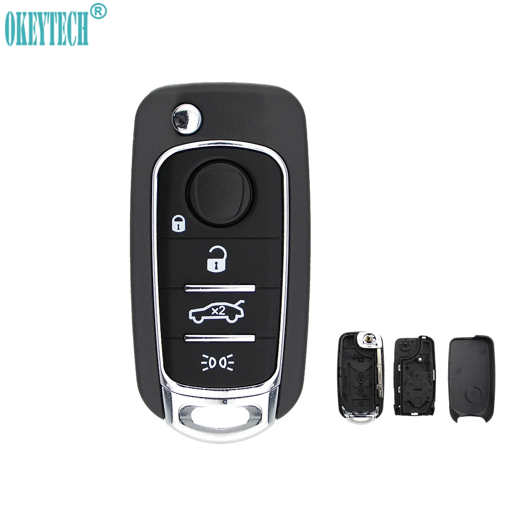 OkeyTech New 4 Buttons Replacement Car Folding Remote Key Shell Case Fob for Fiat 500X 500L Flip Key Blank Different Buttons
OkeyTech New 4 Buttons Replacement Car Folding Remote Key Shell Case Fob for Fiat 500X 500L Flip Key Blank Different Buttons