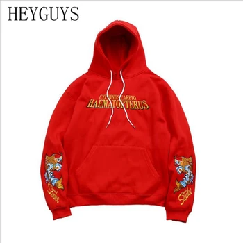 NAGRI Men Japanese Embroidery Carp Fish Fleece Hoodies Japan Style Casual Pullover Hooded Sweatshirts 2018 Autumn Male Street
NAGRI Men Japanese Embroidery Carp Fish Fleece Hoodies Japan Style Casual Pullover Hooded Sweatshirts 2018 Autumn Male Street