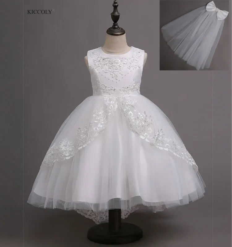KICCOLY 4-14Y Elegant Kids Girls Wedding Embroidered Trailing Dress Children's Detachable Bow Mesh Princess Party Formal Dress
KICCOLY 4-14Y Elegant Kids Girls Wedding Embroidered Trailing Dress Children's Detachable Bow Mesh Princess Party Formal Dress