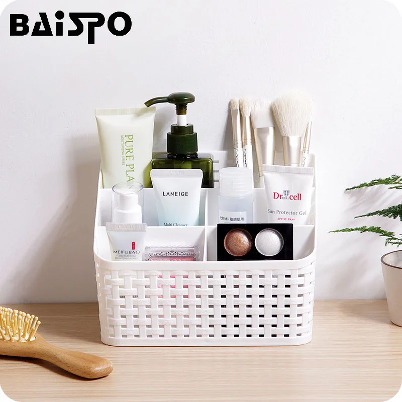 BAISPO Multi-grid Plastic Makeup Organizer Storage Box Control Holder Small Objects Desk Office Organizer Plastic Storage Drawer
BAISPO Multi-grid Plastic Makeup Organizer Storage Box Control Holder Small Objects Desk Office Organizer Plastic Storage Drawer