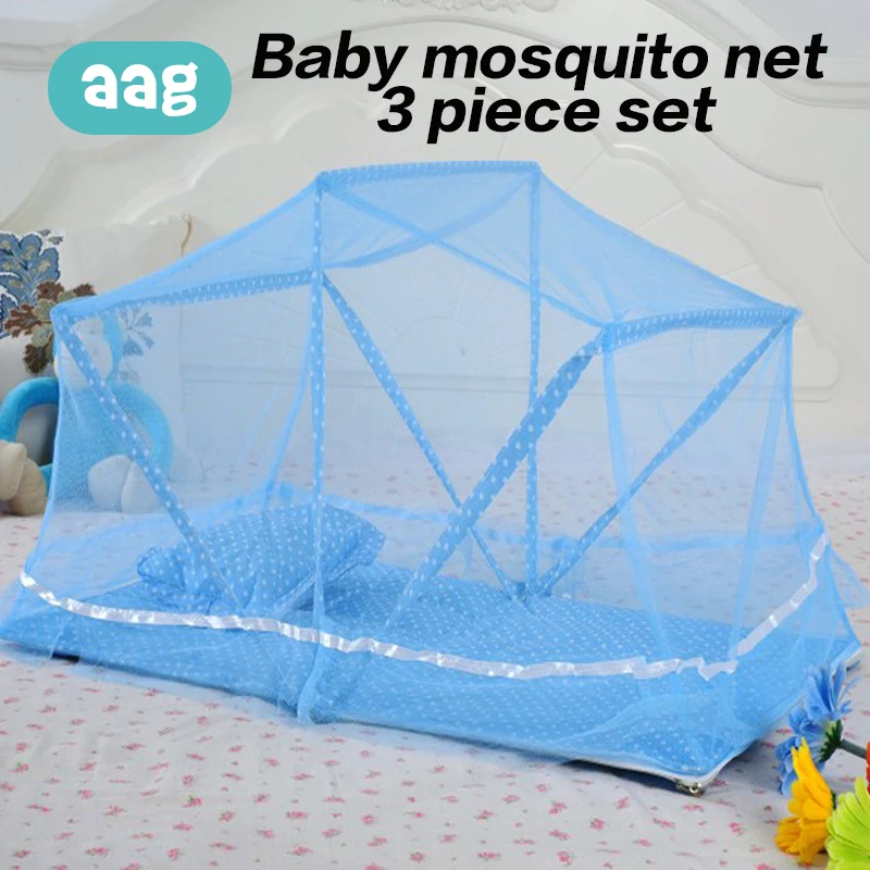 AAG Portable Baby Bedding Crib Netting Child Mosquito Net Foldable Infant Bed Cushion Mattress Pillow 3PCS Suit Insect Net 30
AAG Portable Baby Bedding Crib Netting Child Mosquito Net Foldable Infant Bed Cushion Mattress Pillow 3PCS Suit Insect Net 30
