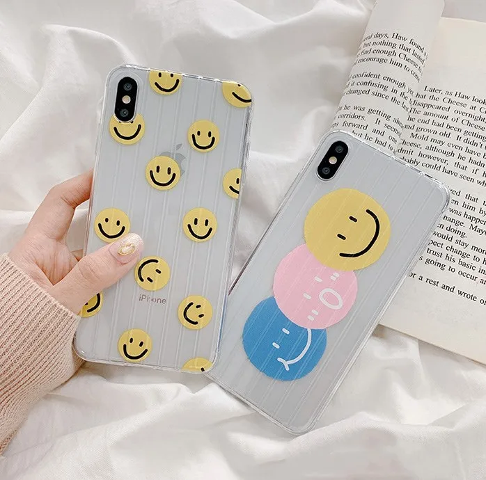 Cute Smile Clear Soft Tpu Phone Case for IPhone 7 8 6s Plus X Xs Xsmax Xr Tpu Cover Anti-knock Cartoon Tpu Silicone Case
Cute Smile Clear Soft Tpu Phone Case for IPhone 7 8 6s Plus X Xs Xsmax Xr Tpu Cover Anti-knock Cartoon Tpu Silicone Case
