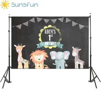 Sunsfun 7x5FT Thin Vinyl Flag Zebra Elephant Kids Children Custom Photography Studio Backgrounds Lion Giraffe Backdrops
Sunsfun 7x5FT Thin Vinyl Flag Zebra Elephant Kids Children Custom Photography Studio Backgrounds Lion Giraffe Backdrops